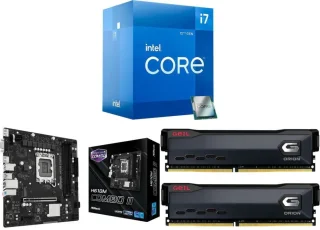 Intel Core i7-12700 + ASRock Intel H610M COMBO II + GeIL ORION 32GB (2 x 16GB) DDR4 3200