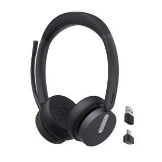 Yealink BH70 Dual UC Wireless Headset - Bluetooth, USB-C/A, Dual Microphone, Active Noise Cancellation, Stereo Audio