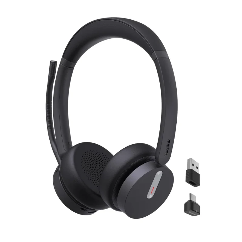 Yealink BH70 Dual UC Wireless Headset - Bluetooth, USB-C/A, Dual Microphone, Active Noise Cancellation, Stereo Audio - Featured Image