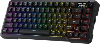 Redragon K724 PRO Mechanical Gaming Keyboard - RGB Backlighting, Wireless, Bluetooth, USB-C, Hot-Swappable Switches