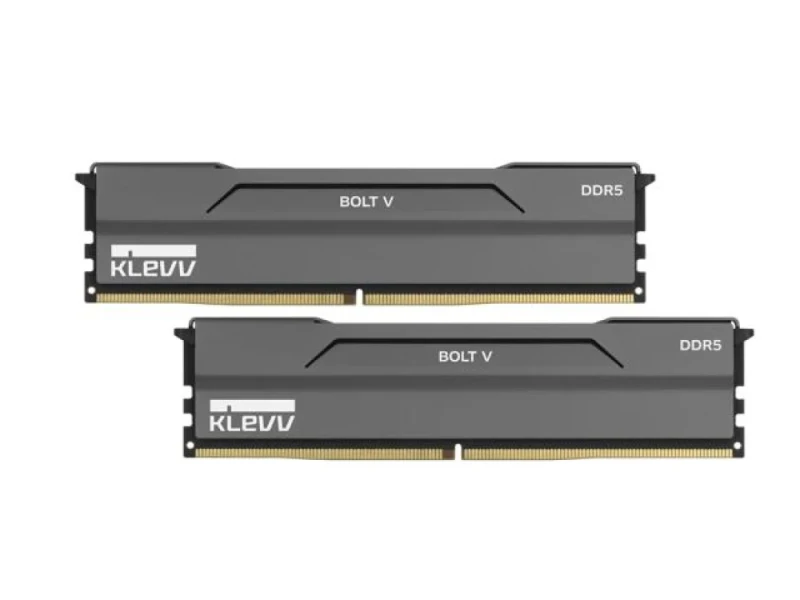 Klevv BOLT V 64 GB - 2 x 32GB, DDR5 288-pin DIMM, 6000MT/s, CL30, Black color - Featured Image