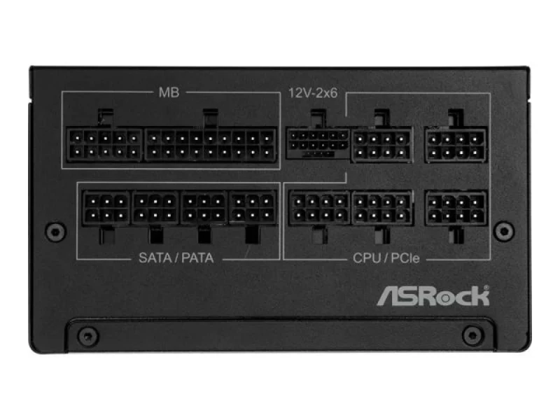 ASRock Steel Legend SL-1000G - 1000 W ATX Power Supply, 80+ Gold, Fully Modular, Black Color - Featured Image