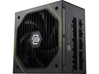 MSI MAG A1200PLS PCIE5 - 1200 W ATX Power Supply, 80+ Platinum, Fully Modular, Black / Green Color