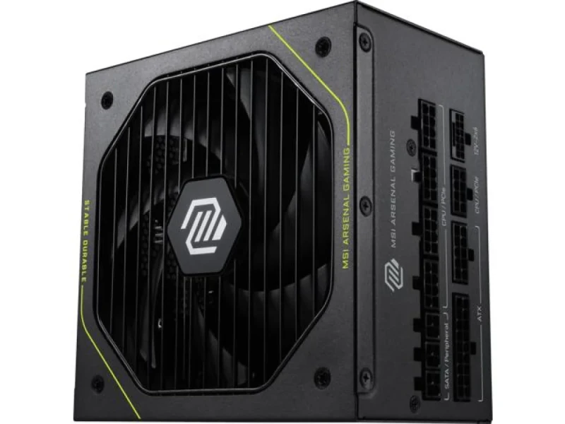 MSI MAG A1200PLS PCIE5 - 1200 W ATX Power Supply, 80+ Platinum, Fully Modular, Black / Green Color - Featured Image
