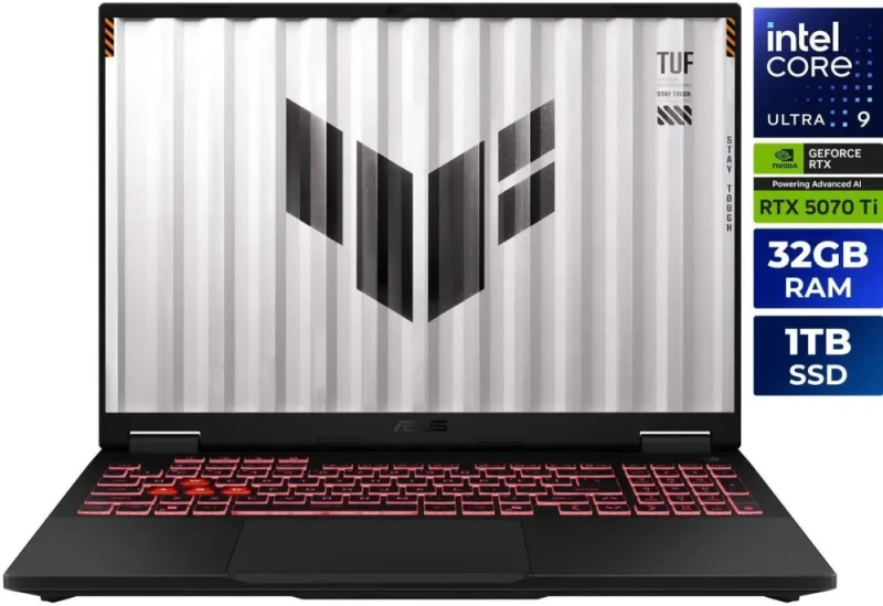 ASUS ROG Strix G18 Gaming Laptop - Intel Core Ultra 9 290HX, GeForce RTX 5070 Ti Laptop GPU 12GB, 32GB DDR5-5600 RAM, 1TB PCIe SSD, 18" WQXGA 300Hz Display, Windows 11 Home - Featured Image