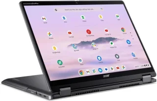 Acer Chromebook Plus Spin 514 2-in-1 Laptop - Intel Core i5-1334U, 8GB DDR5 RAM, 512GB SSD, 14" WUXGA IPS Touchscreen, 100% sRGB, Backlit Keyboard, USB-C Fast Charging, ChromeOS, Google AI