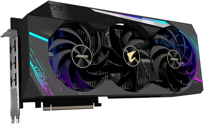 Refurbished: GIGABYTE AORUS GeForce RTX 3080 XTREME GV-N3080AORUS X-10GD - NVIDIA GeForce RTX 3080, 10GB GDDR6X, PCIe 4.0, 320-bit, Triple-Fan - Featured Image