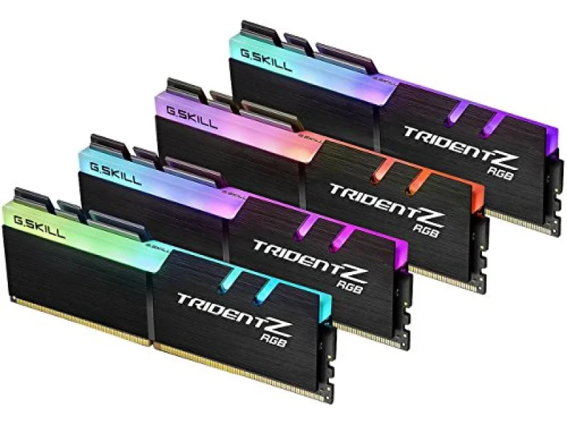 G.Skill Trident Z RGB 32 GB - 4 x 8GB, DDR4 288-pin DIMM, 3600MT/s, CL17, Black color - Featured Image
