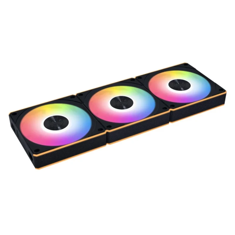 Lian Li UNI FAN CL FLEX 3-Pack - 120mm PWM fan, 30.8 dB, 72.73 CFM Airflow, 250 - 2100 RPM, Black Color - Featured Image