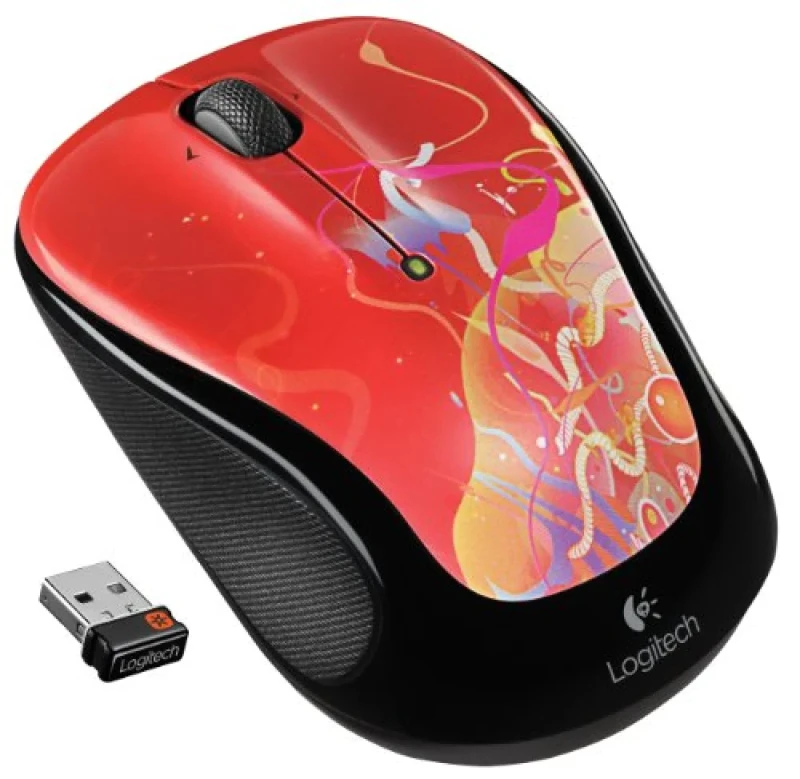 Logitech M325 - Wireless Optical Mouse, Red / Black color - Featured Image