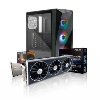 NexForge Dragon - AMD Radeon RX 7800 XT 16GB, AMD Ryzen 5 5600X, 32GB DDR4 RGB 3200MHz, 1TB NVMe SSD