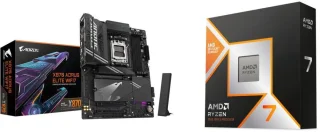 GIGABYTE X870 AORUS ELITE WIFI7 + AMD Ryzen 7 9800X3D