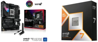 ASUS ROG STRIX X870E-E GAMING WIFI + AMD Ryzen 7 9800X3D