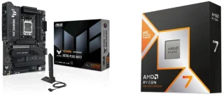 ASUS TUF GAMING X870E-PLUS WIFI7 + AMD Ryzen 7 9800X3D