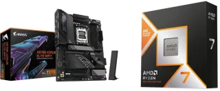 GIGABYTE X870E AORUS ELITE WIFI7 + AMD Ryzen 7 9800X3D