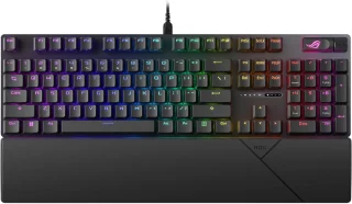 ASUS ROG Strix Scope II X Gaming Keyboard - ROG NX Mechanical Switches, RGB Aura Sync, Full-Size, Sound-Dampening Foam, Multifunction Controls, USB-C