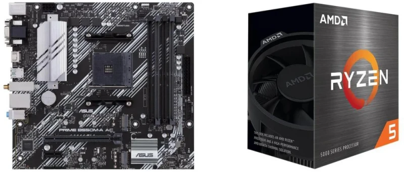 ASUS PRIME B550M-A AC + AMD Ryzen 5 5500 - Featured Image