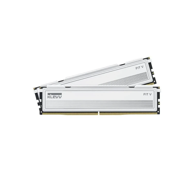 Klevv FIT V 32 GB - 2 x 16GB, DDR5 288-pin DIMM, 6400MT/s, CL32, White color - Featured Image