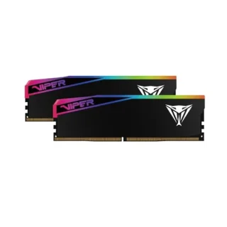 Patriot Viper Elite 5 Ultra RGB 64 GB - 2 x 32GB, DDR5 288-pin DIMM, 6400MT/s, CL32, Black color