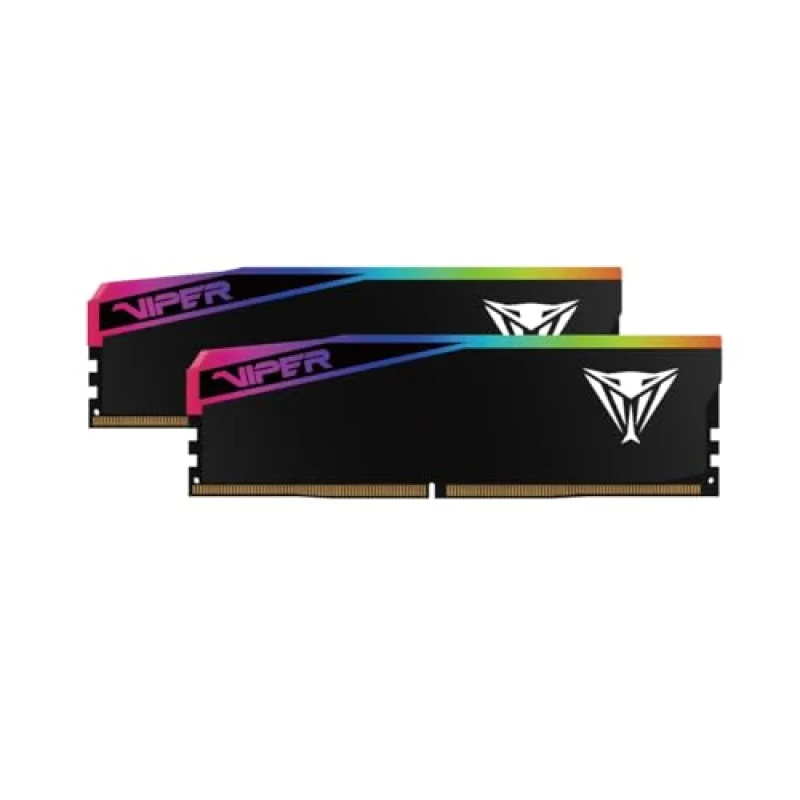 Patriot Viper Elite 5 Ultra RGB 64 GB - 2 x 32GB, DDR5 288-pin DIMM, 6400MT/s, CL32, Black color - Featured Image