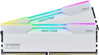 Klevv CRAS V RGB 32 GB - 2 x 16GB, DDR5 288-pin DIMM, 7200MT/s, CL34, White color
