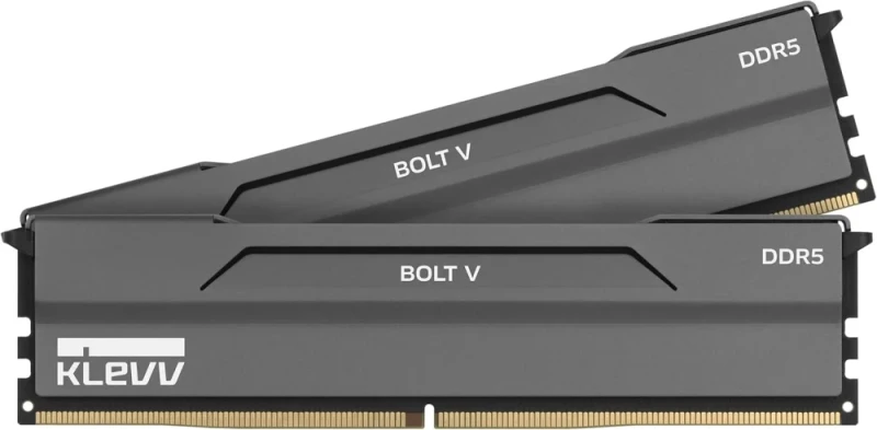 Klevv BOLT V 64 GB - 2 x 32GB, DDR5 288-pin DIMM, 6400MT/s, CL32, Black color - Featured Image
