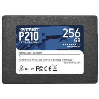 Patriot P210 - 256 GB SSD, SATA 6.0 Gb/s, 2.5"