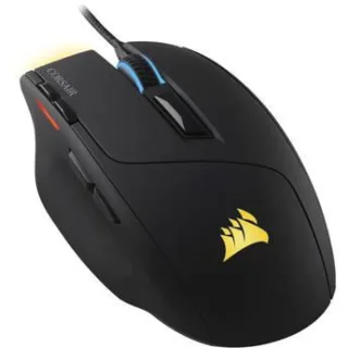 Corsair Sabre RGB - Wired Optical Mouse, 10000 DPI, Black color