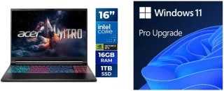 Acer Nitro V 16S ANV16S-71-72KE Gaming Laptop - Intel Core 7 240H, GeForce RTX 5070 8GB, 16GB DDR5 RAM, 1TB PCIe Gen 4 SSD, 16" WQXGA 180Hz Display, Wi-Fi 6, Windows 11 Pro