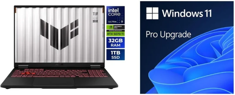 ASUS ROG Strix G18 Gaming Laptop - Intel Core Ultra 9 290HX, GeForce RTX 5070 Ti 12GB, 32GB DDR5-5600 RAM, 1TB PCIe SSD, 18" WQXGA 300Hz Display, Windows 11 Pro - Featured Image