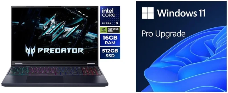 Acer Predator Helios Neo 16 AI NH.U44AA.004 Gaming Laptop - Intel Core Ultra 9 290HX, GeForce RTX 5070 Ti 12GB, 16GB DDR5 RAM, 512GB SSD, 16" Display, Windows 11 Pro - Featured Image