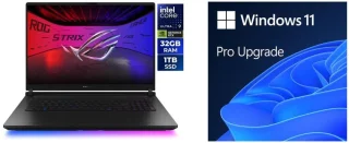 ASUS ROG Strix G18 90NR0LI1-M00D70 Gaming Laptop - Intel Core Ultra 9 290HX, GeForce RTX 5080 16GB, 32GB DDR5 RAM, 1TB PCIe SSD, 18" Display, Windows 11 Pro