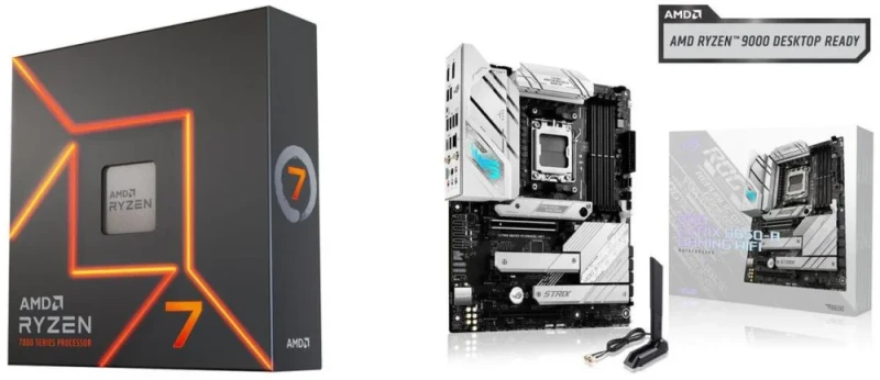 AMD Ryzen 7 7700X + ASUS ROG STRIX B650-A GAMING WIFI - Featured Image
