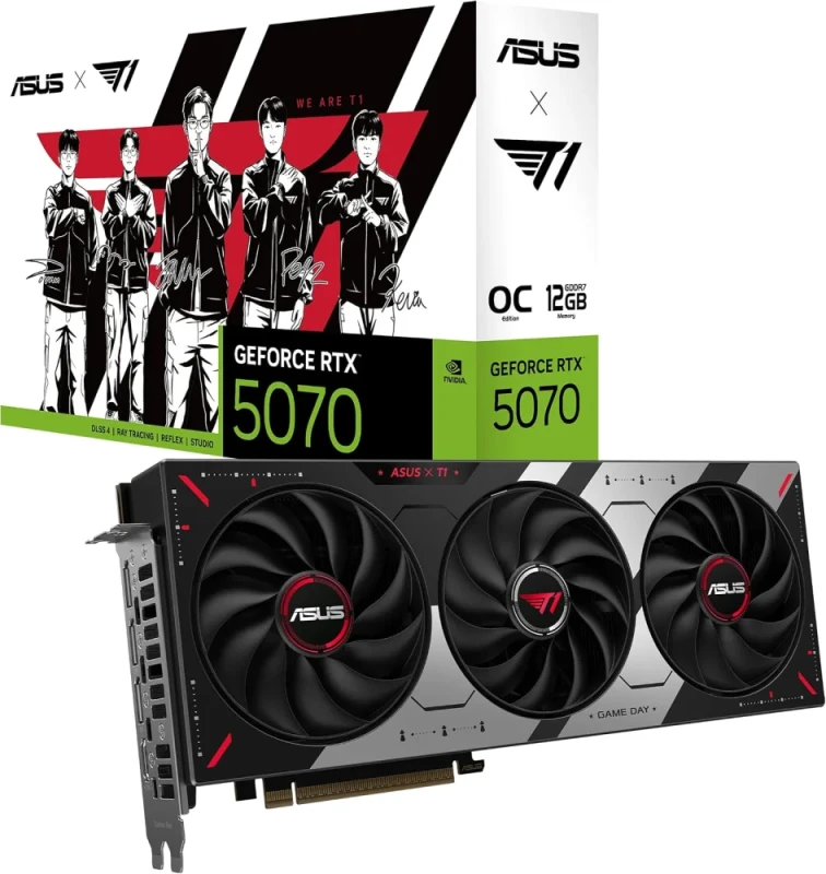 Asus T1 OC - GeForce RTX 5070 12GB Black / White - Featured Image