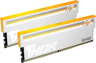 Lexar THOR RGB 2nd Gen 32 GB - 2 x 16GB, DDR5 288-pin DIMM, 6000MT/s, CL38, Silver color