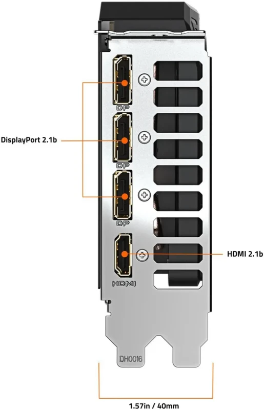 GIGABYTE WindForce GeForce RTX 5060 Ti 8GB GDDR7 PCI Express 5.0 x8 ATX Graphics Card GV-N506TWF2MAX OC-8GD - Image 8