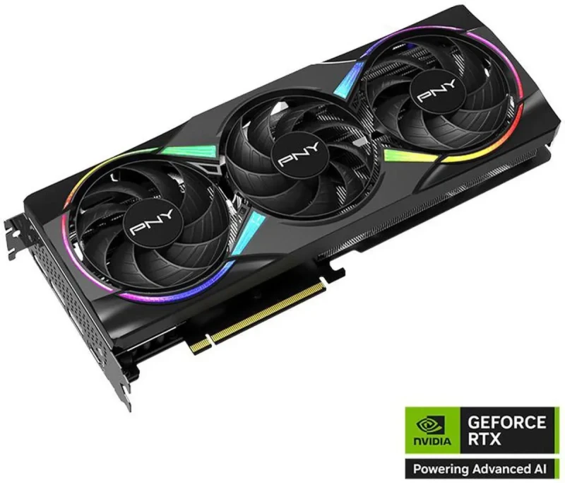PNY ARGB OC GeForce RTX 5060 Ti 16GB 128-Bit GDDR7 DLSS 4.0 PCI Express 5.0 x8 Graphics Card RTX 5060 Ti 16GB Triple Fan ARGB OC VCG5060T16TFXXPB1-O - Image 2