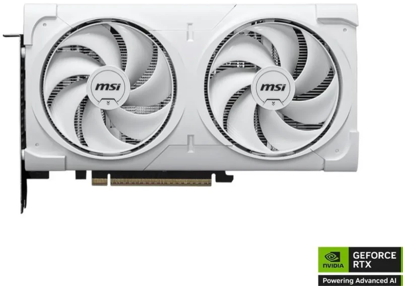MSI Ventus GeForce RTX 5060 Ti 16GB GDDR7 PCI Express 5.0 x16 (use x8) Graphics Card (RTX 5060 Ti 16G VENTUS 2X OC WHITE PLUS) - Image 2