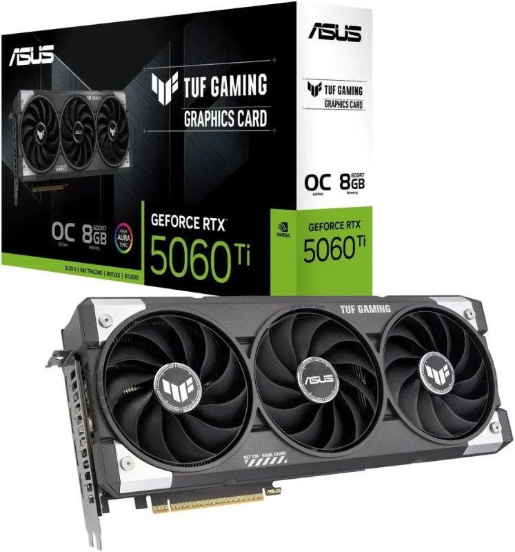 ASUS TUF Gaming GeForce RTX 5060 Ti 8GB 128-Bit GDDR7 DLSS 4.0 Graphics Card TUF-RTX5060TI-O8G-GAMING - Image 8