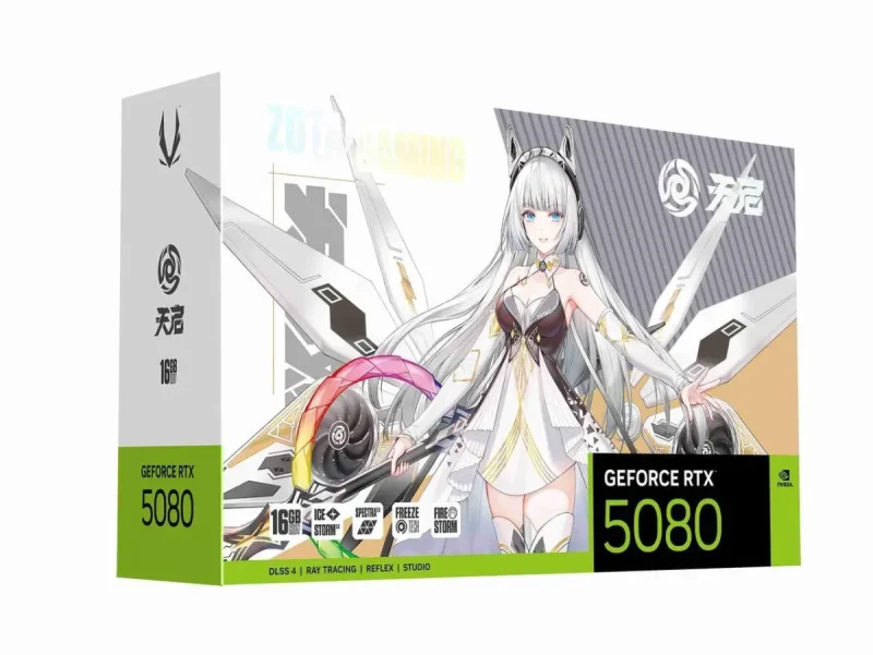 ZOTAC GAMING GeForce RTX 5080 APOCALYPSE OC DLSS 4 16GB GDDR7 256-bit 30 Gbps PCIE 5.0 Gaming Graphics Card, IceStorm 3.0 Advanced Cooling, SPECTRA 2.0 ARGB Lighting, ZT-B50800C-10P - Image 8