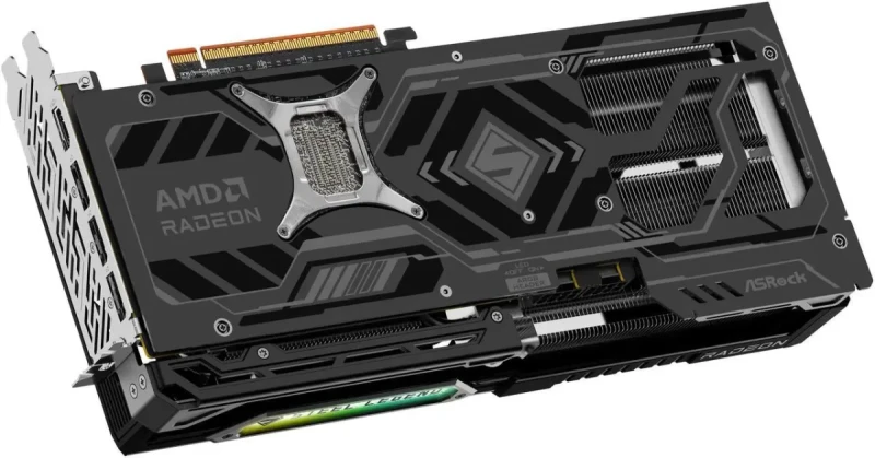 ASRock Steel Legend Radeon RX 9070 XT 16GB GDDR6 PCI Express 5.0 x16 Graphics Card RX9070XT SLD 16G - Image 4