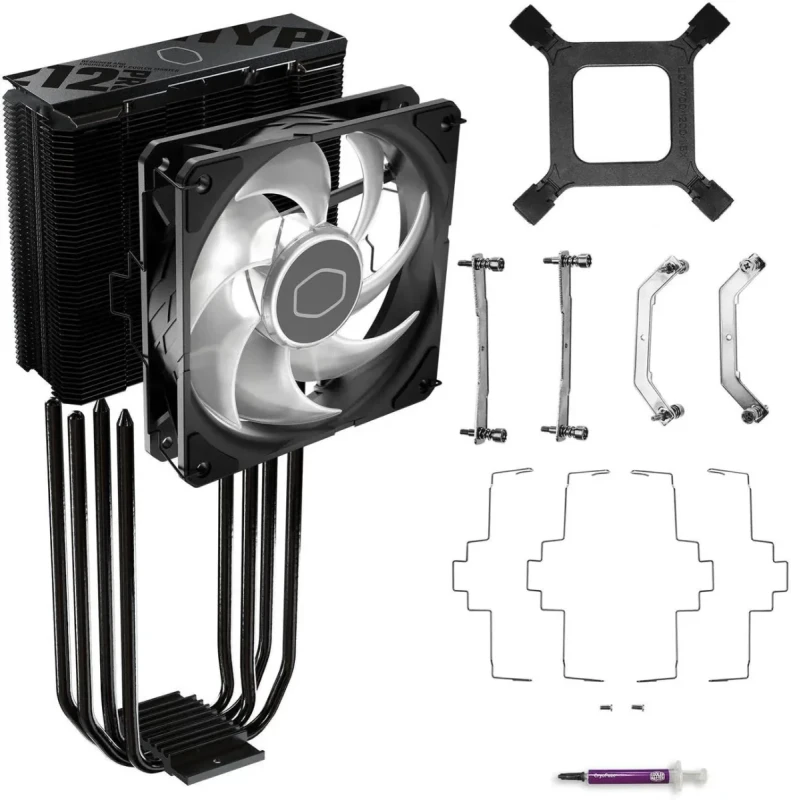 Cooler Master Hyper 212 Pro CPU Air Cooler, SickleFlow Edge 120 PWM Fan, Superconductive Composite 4 Copper Heat Pipes, 152mm Tall, Sleek Top Cover, AMD Ryzen AM5|AM4, Intel LGA 1851|1700 Brackets - Image 14
