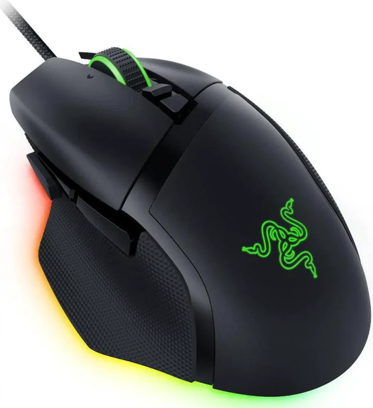 Razer Basilisk V3 Customizable Ergonomic Gaming Mouse: Fastest Gaming Mouse Switch - Chroma RGB Lighting - 26K DPI Optical Sensor - 11 Programmable Buttons - HyperScroll Tilt Wheel - Classic Black - Image 2