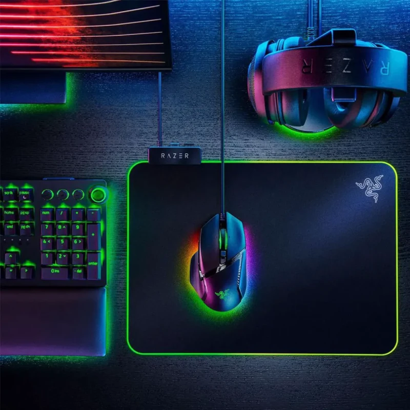 Razer Basilisk V3 Customizable Ergonomic Gaming Mouse: Fastest Gaming Mouse Switch - Chroma RGB Lighting - 26K DPI Optical Sensor - 11 Programmable Buttons - HyperScroll Tilt Wheel - Classic Black - Image 7