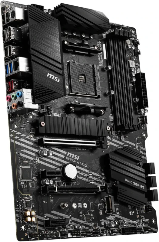 MSI PRO B550-A PRO AM4 AMD B550 USB 3.0 ATX AMD Motherboard - Image 4
