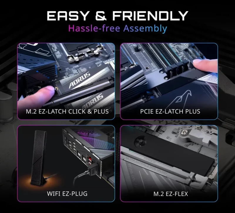 GIGABYTE X870E AORUS PRO X3D ICE AM5 AMD X870E ATX Motherboard - Image 7