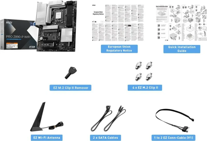 MSI PRO Z890-P WIFI LGA 1851 Intel Z890 ATX Motherboard - Image 7