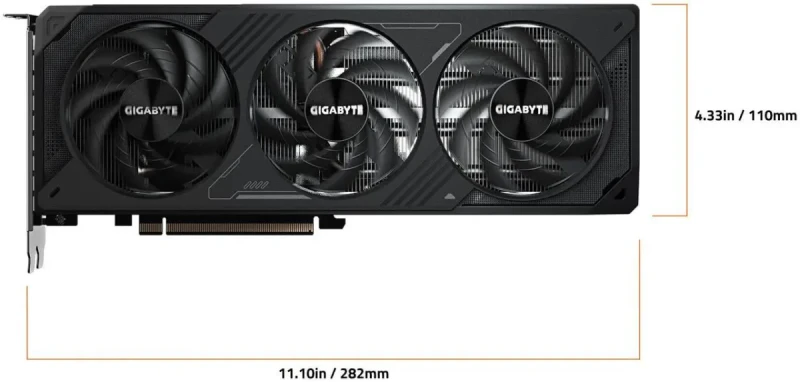 GIGABYTE WindForce GeForce RTX 5070 12GB GDDR7 PCI Express 5.0 ATX Graphics Card GV-N5070WF3OC-12GD - Image 6