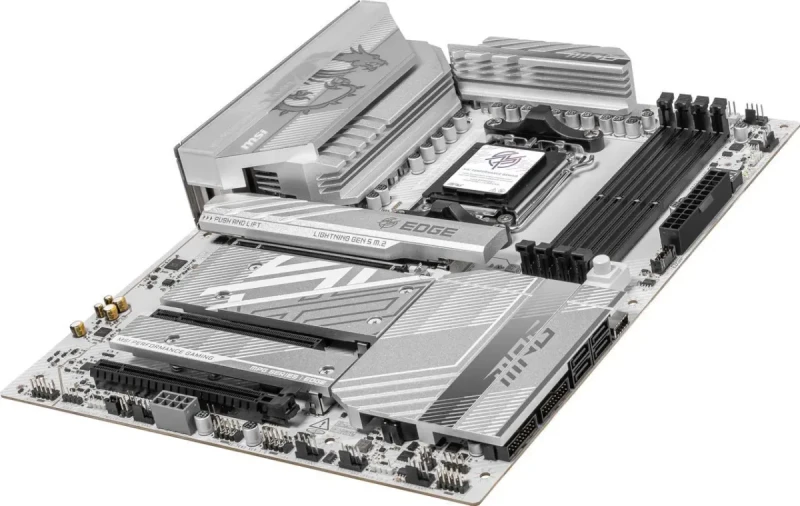 MSI MPG B850 EDGE TI WIFI AM5 AMD B850 SATA 6Gb/s 5G Network Wi-Fi 7 DDR5 Audio Boost 5 Motherboard - Image 3