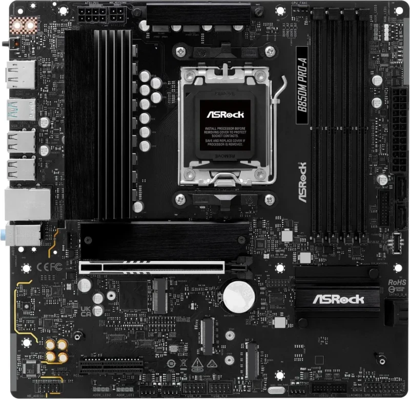 ASRock B850M Pro-A AM5 AMD B850 Micro ATX Motherboard - Image 3